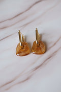 Asymmetrical Square Stud Earrings