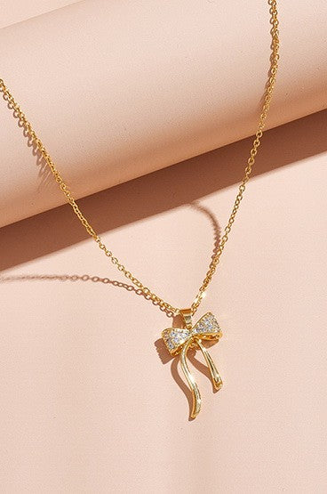 Bow Necklace