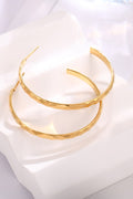 Hammered Hoops Earrings