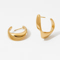 Half twist Hoop Earrings